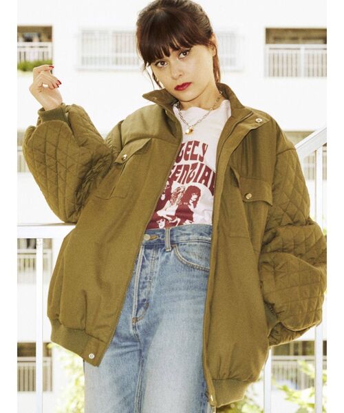 ジャケット アウター ブルゾンボリュームスリーブブルゾン ブルゾン Jouetie ジュエティ のファッション 新作人気の ブルゾン