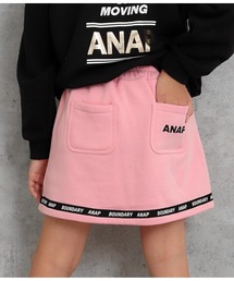 ANAP kids（アナップキッズ）の「裏シャギーラインロゴスカート（スカート・キッズ）」