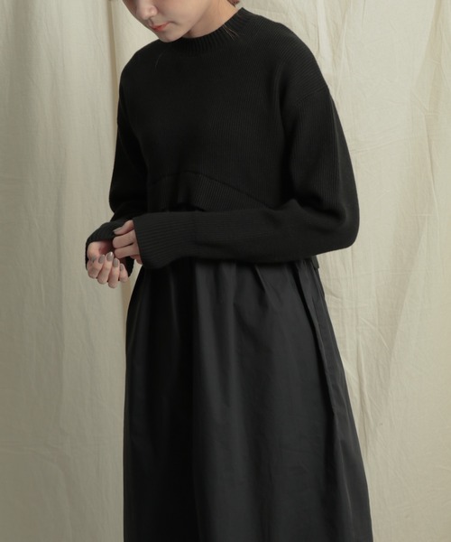 セール シャツドッキングニットワンピース ワンピース Sense Of Place By Urban Research センスオブプレイスバイ アーバンリサーチ のファッション通販 Zozotown