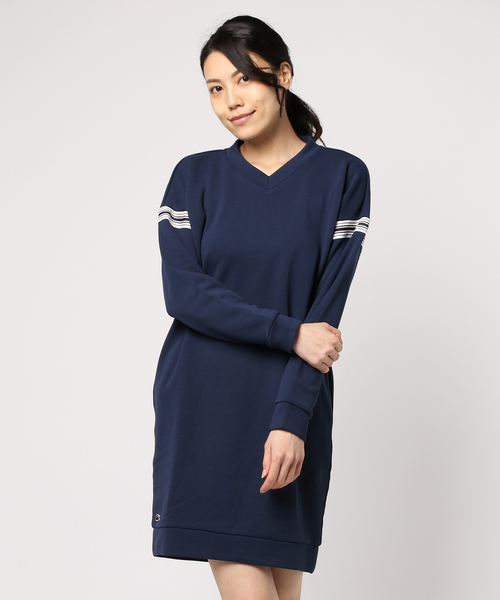セール ブランド古着 長袖ワンピース ワンピース Lacoste ラコステ のファッション通販 Zozoused