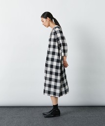 LOISIR ロワズィール ブロックチェックコート LOISIR（ロワズィール）の「ブロックチェックワンピース