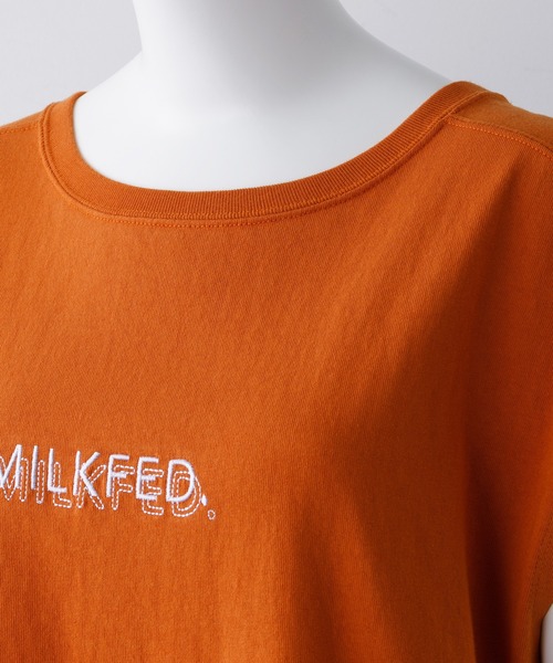 MILKFED.（ミルクフェド）の「BIG TANK TOP（Tシャツ/カットソー・レディース・ホワイト/チャコールグレー/オレンジ・ONE SIZE）」の8枚目の写真