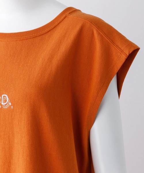 MILKFED.（ミルクフェド）の「BIG TANK TOP（Tシャツ/カットソー・レディース・ホワイト/チャコールグレー/オレンジ・ONE SIZE）」の11枚目の写真