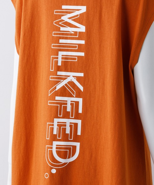 MILKFED.（ミルクフェド）の「BIG TANK TOP（Tシャツ/カットソー・レディース・ホワイト/チャコールグレー/オレンジ・ONE SIZE）」の6枚目の写真