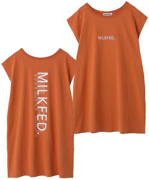 MILKFED.（ミルクフェド）の「BIG TANK TOP（Tシャツ/カットソー・レディース・ホワイト/チャコールグレー/オレンジ・ONE SIZE）」の18枚目の写真