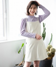 repipi armario（レピピ アルマリオ）の「レザージャンスカ（ジャンパースカート・キッズ）」