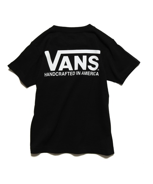 VANS(バンズ)の「VANS/ヴァンズ Handcrafted in America S/S T-Shirts Kids 半袖Tシャツ(Tシャツ/カットソー・キッズ・ブラック/ホワイト×レッド/ホワイト×ブラック・110/130/150)」の12枚目の写真