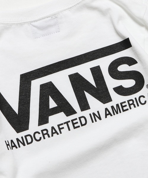 VANS(バンズ)の「VANS/ヴァンズ Handcrafted in America S/S T-Shirts Kids 半袖Tシャツ(Tシャツ/カットソー・キッズ・ブラック/ホワイト×レッド/ホワイト×ブラック・110/130/150)」の15枚目の写真