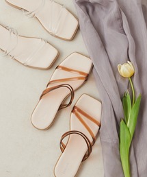 DISCOAT | チューブストラップフラットサンダル(サンダル)