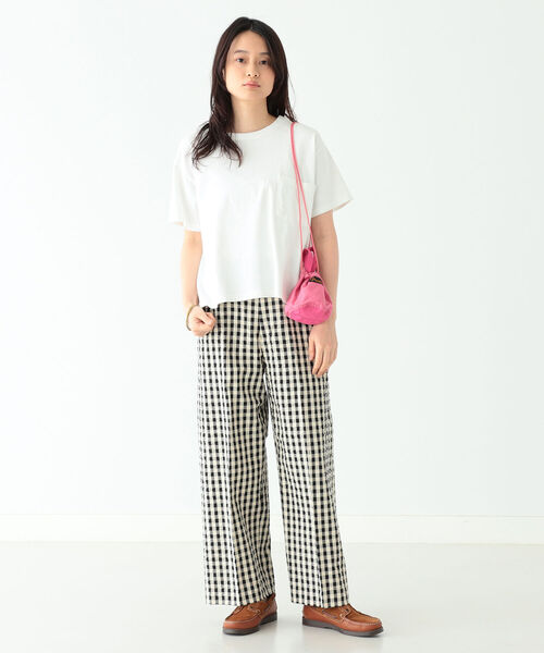 napron（ナプロン）の「NAPRON × BEAMS BOY / マイクロ ペイシェント バッグ（ハンドバッグ・レディース・ブラウン/ピンク/ブルー・ONE SIZE）」の4枚目の写真