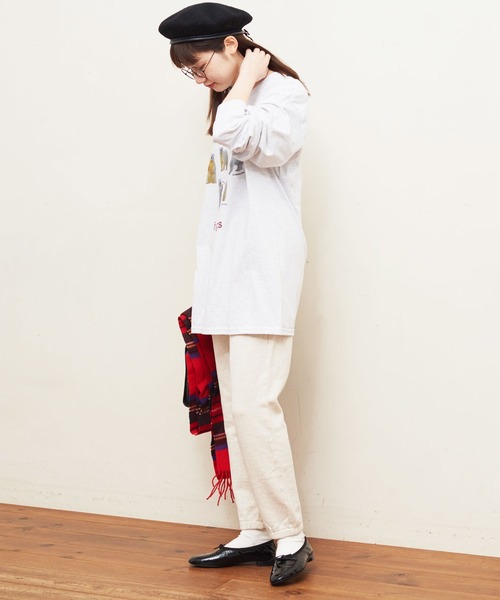 fig Ｌondon（フィグロンドン）の「polar bear long sleeve（Tシャツ/カットソー・レディース・アッシュグレー・FREE）」の21枚目の写真