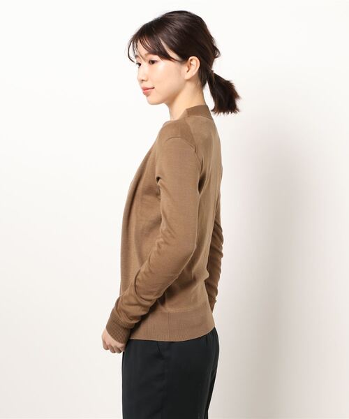 Letroyes（ルトロワ）の「Letroyes: HENRI-V-NK CD（ニット/セーター・レディース・グレー/キャメル・1）」の3枚目の写真