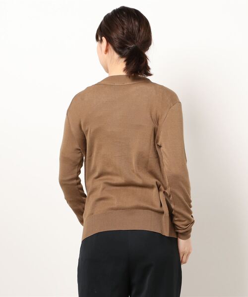 Letroyes（ルトロワ）の「Letroyes: HENRI-V-NK CD（ニット/セーター・レディース・グレー/キャメル・1）」の4枚目の写真