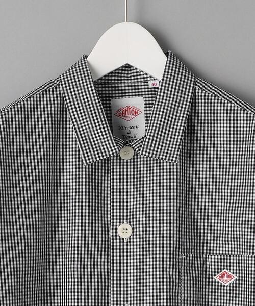 DANTON（ダントン）の「＜DANTON（ダントン）＞ LOGO S/SHT GM/シャツ（シャツ/ブラウス・メンズ・ブラック・38/40）」の13枚目の写真