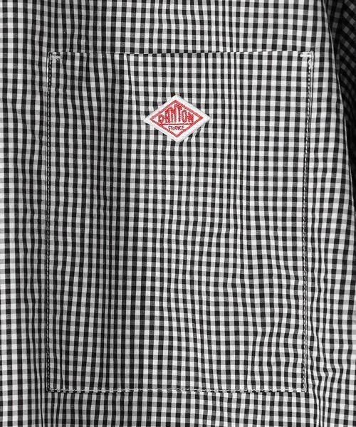 DANTON（ダントン）の「＜DANTON（ダントン）＞ LOGO S/SHT GM/シャツ（シャツ/ブラウス・メンズ・ブラック・38/40）」の9枚目の写真