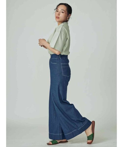 THE DAYZ TOKYO（ザデイズトーキョー）の「【THE DAYZ TOKYO】VネックドロップTシャツ（Tシャツ/カットソー・レディース・オフホワイト/ブラック/ミント・FREE）」の13枚目の写真