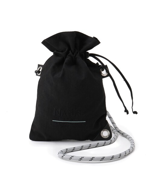 SHOO・LA・RUE（シューラルー）の「◆NtFミニ巾着ショルダーバッグ（ショルダーバッグ・レディース・キャメル/ベージュ/ブラック/ライトパープル・00）」の2枚目の写真