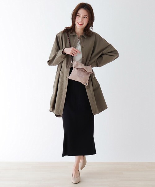 SHOO・LA・RUE（シューラルー）の「◆NtFミニ巾着ショルダーバッグ（ショルダーバッグ・レディース・キャメル/ベージュ/ブラック/ライトパープル・00）」の8枚目の写真