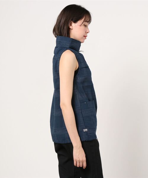G-STAR RAW (ジースターロゥ) SLEEVELESS MOCK NECK TOP (ノースリーブモックネックトップ) サステナブル ノースリーブ プルオーバー シャツ G-STAR RAW（ジースターロゥ）の「Sleeveless Mock Neck Top