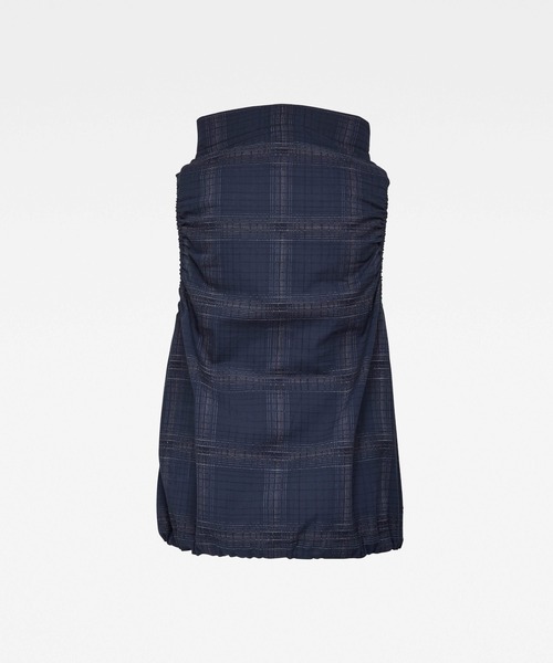 G-STAR RAW (ジースターロゥ) SLEEVELESS MOCK NECK TOP (ノースリーブモックネックトップ) サステナブル ノースリーブ プルオーバー シャツ G-STAR RAW（ジースターロゥ）の「SLEEVELESS MOCK NECK TOP