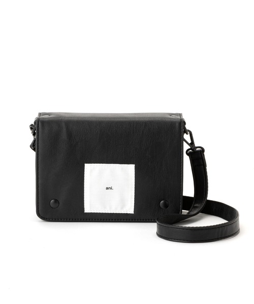 Daily russet（デイリー ラシット）の「【ani.】フラップショルダーバッグ（ショルダーバッグ・レディース・ブラック/ベージュ・FREE）」の3枚目の写真
