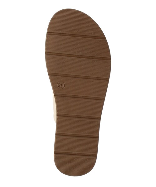 pink adobe（ピンクアドベ）の「◆【おでかけ相棒サンダル】クロスデザイン サンダル（サンダル・レディース・ブラック/ダークブラウン/アイボリー/ホワイト系その他7・35/45/25）」の9枚目の写真