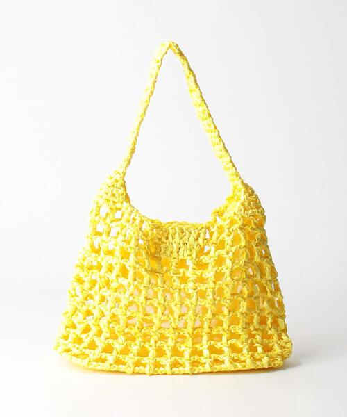 Laugoa（ラウゴア）の「[ 別注 ][ ラウゴア ] Laugoa × GLR FFC バッグ（ハンドバッグ・レディース・ホワイト/ブラウン/イエロー/ライラック・FREE）」の4枚目の写真