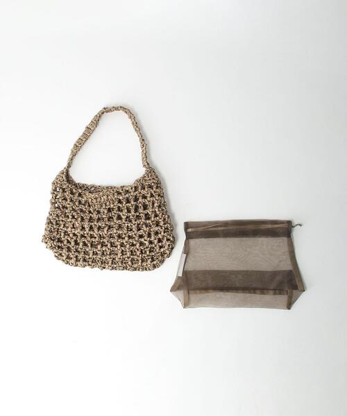 Laugoa（ラウゴア）の「[ 別注 ][ ラウゴア ] Laugoa × GLR FFC バッグ（ハンドバッグ・レディース・ホワイト/ブラウン/イエロー/ライラック・FREE）」の16枚目の写真