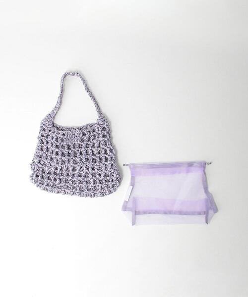 Laugoa（ラウゴア）の「[ 別注 ][ ラウゴア ] Laugoa × GLR FFC バッグ（ハンドバッグ・レディース・ホワイト/ブラウン/イエロー/ライラック・FREE）」の9枚目の写真