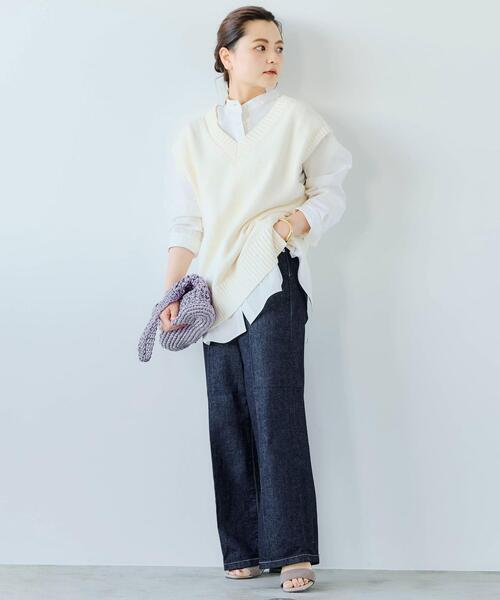 Laugoa（ラウゴア）の「[ 別注 ][ ラウゴア ] Laugoa × GLR FFC バッグ（ハンドバッグ・レディース・ホワイト/ブラウン/イエロー/ライラック・FREE）」の7枚目の写真