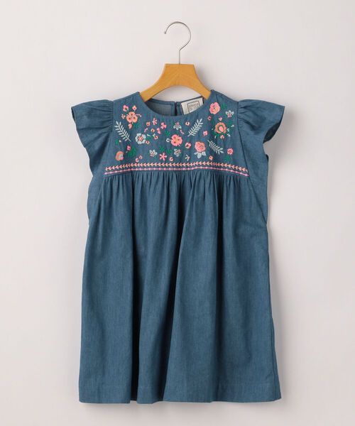 Bonheur du Jour:フラワー エンブロイダリー ワンピース(100～120cm 