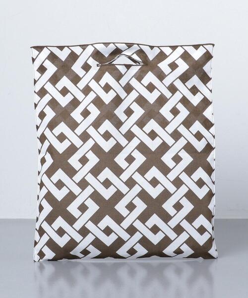 ROBERT FRASER（ロバートフレイザー）の「【別注】＜ROBERT FRASER (ロバート・フレイザー) ＞ハンカチ エコバッグ（バンダナ/スカーフ・メンズ・ネイビー/ダークブラウン・FREE）」の4枚目の写真