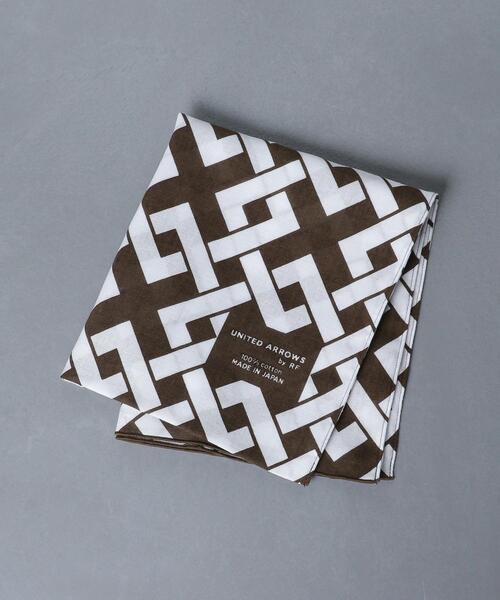 ROBERT FRASER（ロバートフレイザー）の「【別注】＜ROBERT FRASER (ロバート・フレイザー) ＞ハンカチ エコバッグ（バンダナ/スカーフ・メンズ・ネイビー/ダークブラウン・FREE）」の9枚目の写真