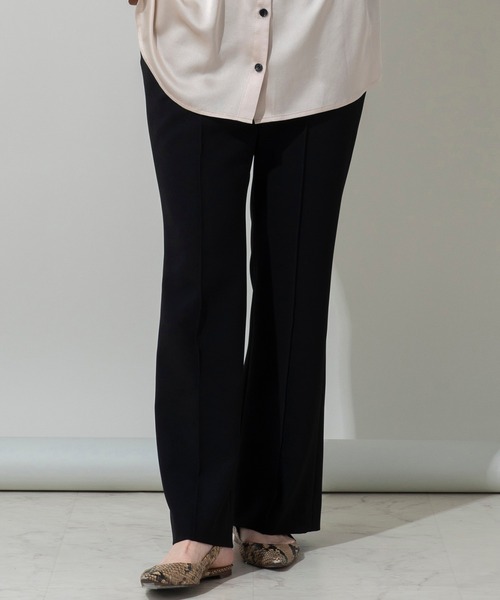 EUCLAID（エウクレイド）の「裾スリットフレアパンツ（その他パンツ・レディース・ブラック/ベージュ/ブラウン・36/38/40）」の8枚目の写真
