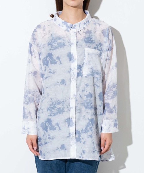 WEGO（ウィゴー）の「WEGO/マーブルシアーシャツ（シャツ/ブラウス・レディース・その他1/その他2・FREE）」の10枚目の写真