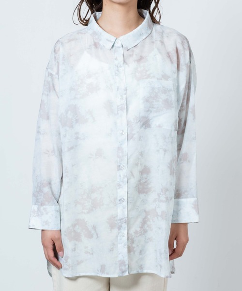 WEGO（ウィゴー）の「WEGO/マーブルシアーシャツ（シャツ/ブラウス・レディース・その他1/その他2・FREE）」の9枚目の写真