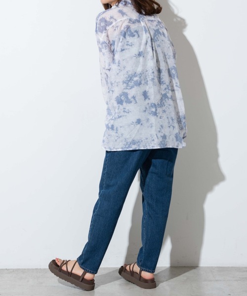 WEGO（ウィゴー）の「WEGO/マーブルシアーシャツ（シャツ/ブラウス・レディース・その他1/その他2・FREE）」の5枚目の写真
