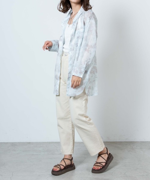 WEGO（ウィゴー）の「WEGO/マーブルシアーシャツ（シャツ/ブラウス・レディース・その他1/その他2・FREE）」の7枚目の写真