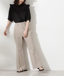N.（N. Natural Beauty Basic） | 【S Size Line】◆ヴィンテージライクベルボトムデニム(デニムパンツ)