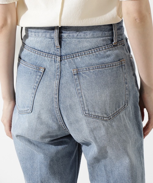 N.（N. Natural Beauty Basic）（エヌエヌナチュラルビューティーベーシック）の「【S Size Line】◆ヴィンテージライクベルボトムデニム（デニムパンツ・レディース・グレイッシュベージュ/インディゴブルー・SMALL/MEDIUM）」の14枚目の写真