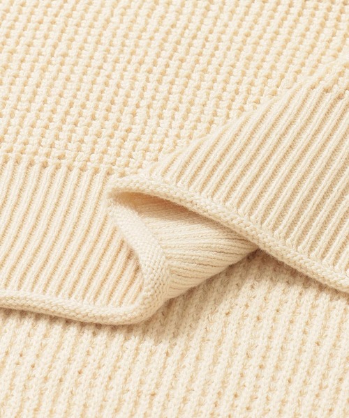 URBAN RESEARCH（アーバンリサーチ）の「鹿の子編みショートニットベスト（ベスト・レディース・アイボリー/ベージュ・FREE）」の9枚目の写真