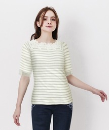 axes femme | スクエアネックリブＰＯ(Tシャツ/カットソー)