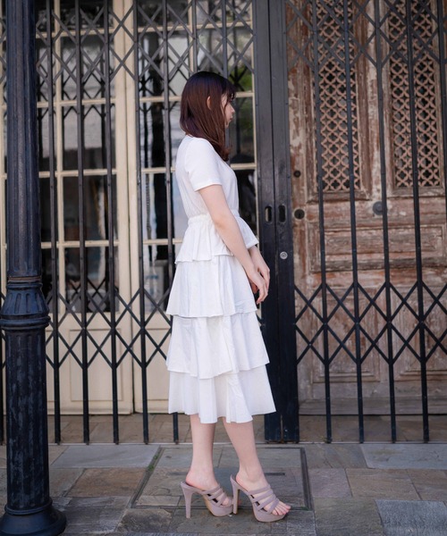 MINIMULE（ミニミュール）の「半袖フリルワンピース（ワンピース