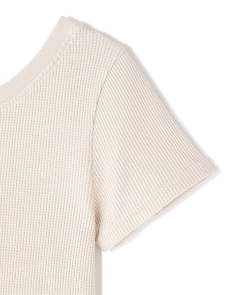 FREE'S MART（フリーズマート）の「ワッフルバックオープンカットソー（Tシャツ/カットソー・レディース・オレンジ/ベージュ/ホワイト/ブラック・FREE）」の12枚目の写真