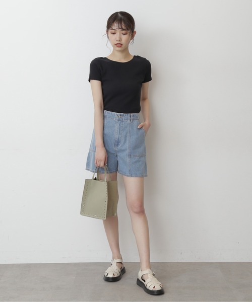 FREE'S MART（フリーズマート）の「ワッフルバックオープンカットソー（Tシャツ/カットソー・レディース・オレンジ/ベージュ/ホワイト/ブラック・FREE）」の19枚目の写真