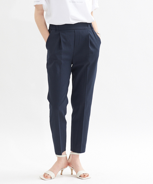 Rouge vif(ルージュヴィフ)の「シェルタリングテーパード(その他パンツ・レディース・オレンジ/ダークネイビー/ホワイト・38/36/34)」の2枚目の写真