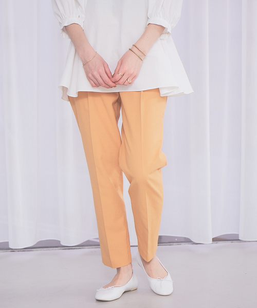 Rouge vif(ルージュヴィフ)の「シェルタリングテーパード(その他パンツ・レディース・オレンジ/ダークネイビー/ホワイト・38/36/34)」の6枚目の写真