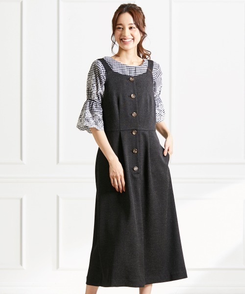 Story フェミニンストーリー のファッション Feminine ワンピース ドレス 格安saleスタート 大きいサイズ フェミニンストーリー ジャンパースカート Feminine Land ジャンパ スカートワンピース