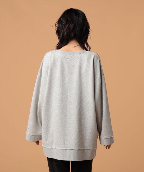 FEELING MADE（フィーリングメイド）の「FEELING MADE エアリースウェット カーディガン（カーディガン/ボレロ・レディース・ライトグレー/ブラック/ダークブラウン・MEDIUM/LARGE）」の12枚目の写真