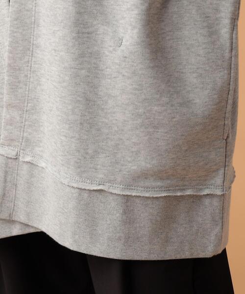 FEELING MADE（フィーリングメイド）の「FEELING MADE エアリースウェット カーディガン（カーディガン/ボレロ・レディース・ライトグレー/ブラック/ダークブラウン・MEDIUM/LARGE）」の18枚目の写真